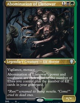 Abomination of Llanowar (Foil Etched) [Commander Legends] Online now