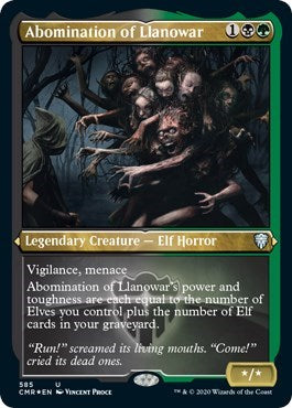 Abomination of Llanowar (Foil Etched) [Commander Legends] Online now