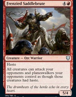 Frenzied Saddlebrute [Commander Legends] Sale