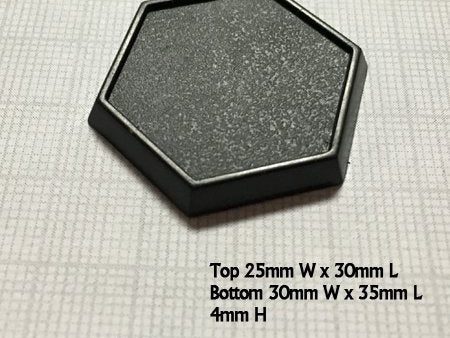 1inch Hex Plastic Gaming Base (20) Fashion