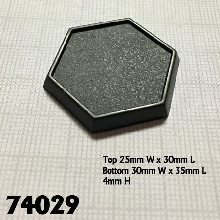 1inch Hex Plastic Gaming Base (20) Fashion