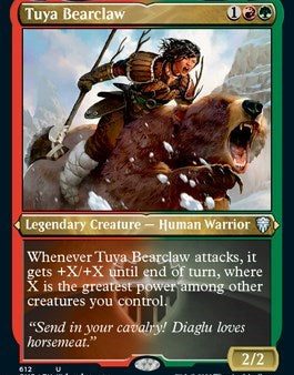 Tuya Bearclaw (Foil Etched) [Commander Legends] Hot on Sale