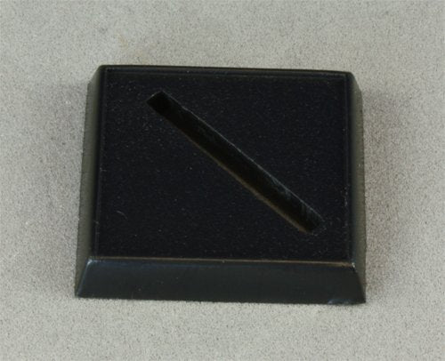 1 Inch Square Plastic Base, Universal Slot (20) For Sale