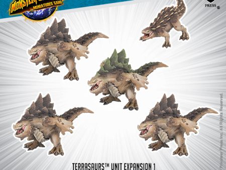 Carnidon & Spikodon – Monsterpocalypse Terrasaur Units (metal resin) Hot on Sale