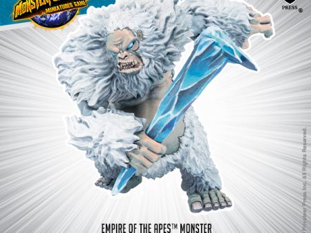 White Dajan – Monsterpocalypse Empire of the Apes Monster (resin) Supply