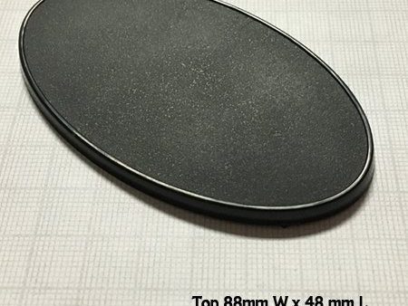 90mm x 52mm Oval Gaming Base (10) For Cheap