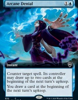 Arcane Denial (Extended Art) [Commander Legends] For Cheap