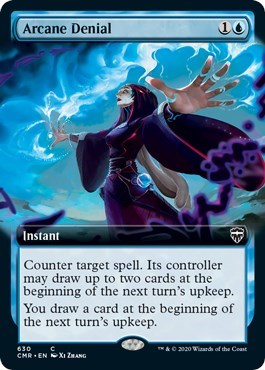 Arcane Denial (Extended Art) [Commander Legends] For Cheap