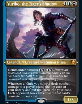 Yuriko, the Tiger s Shadow (Foil Etched) [Commander Legends] Hot on Sale