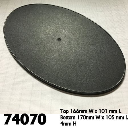 170mm x 105mm Oval Gaming Base (4) Fashion