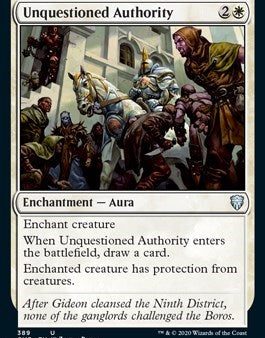 Unquestioned Authority [Commander Legends] Discount