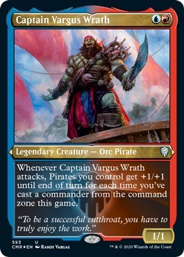 Captain Vargus Wrath (Foil Etched) [Commander Legends] Online Hot Sale