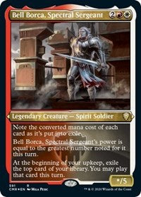 Bell Borca, Spectral Sergeant (Foil Etched) [Commander Legends] Cheap