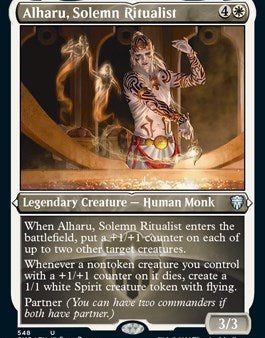 Alharu, Solemn Ritualist (Foil Etched) [Commander Legends] Online Sale