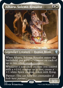 Alharu, Solemn Ritualist (Foil Etched) [Commander Legends] Online Sale