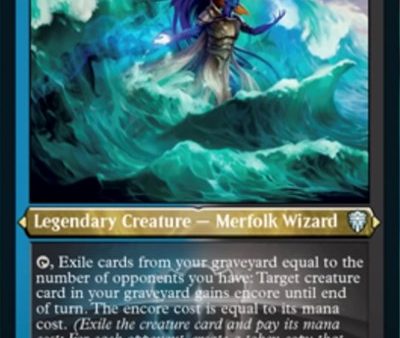 Araumi of the Dead Tide (Foil Etched) [Commander Legends] For Cheap