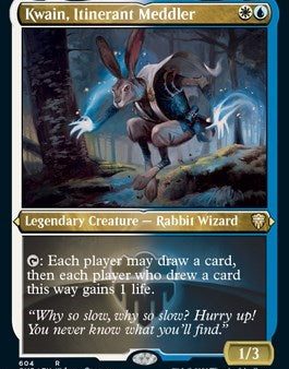 Kwain, Itinerant Meddler (Foil Etched) [Commander Legends] Supply