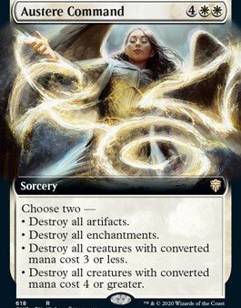 Austere Command (Extended Art) [Commander Legends] Discount