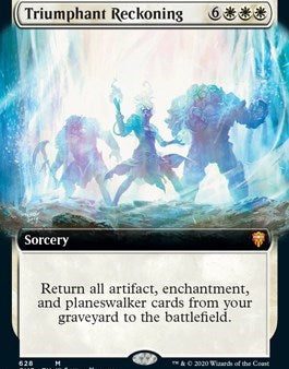 Triumphant Reckoning (Extended Art) [Commander Legends] Cheap