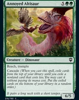 Annoyed Altisaur [Commander Legends] For Discount