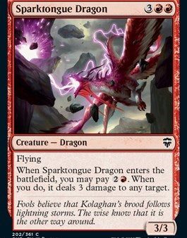 Sparktongue Dragon [Commander Legends] Fashion