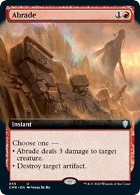 Abrade (Extended Art) [Commander Legends] on Sale