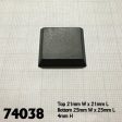 1 Square Plastic Flat Top Base (20)  Hot on Sale