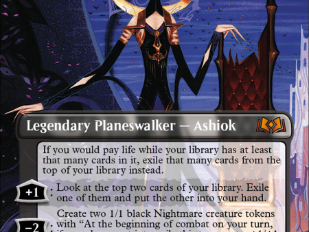 Ashiok, Wicked Manipulator (Borderless Alternate Art) [Wilds of Eldraine] Sale