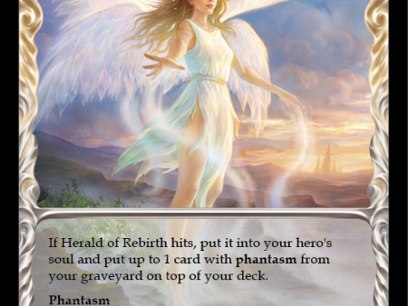 Herald of Rebirth (Red) [FAB032] (Promo)  Rainbow Foil For Cheap