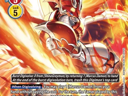 ShineGreymon: Burst Mode [BT13-020] (Alternate Art) [Versus Royal Knights Booster] Fashion