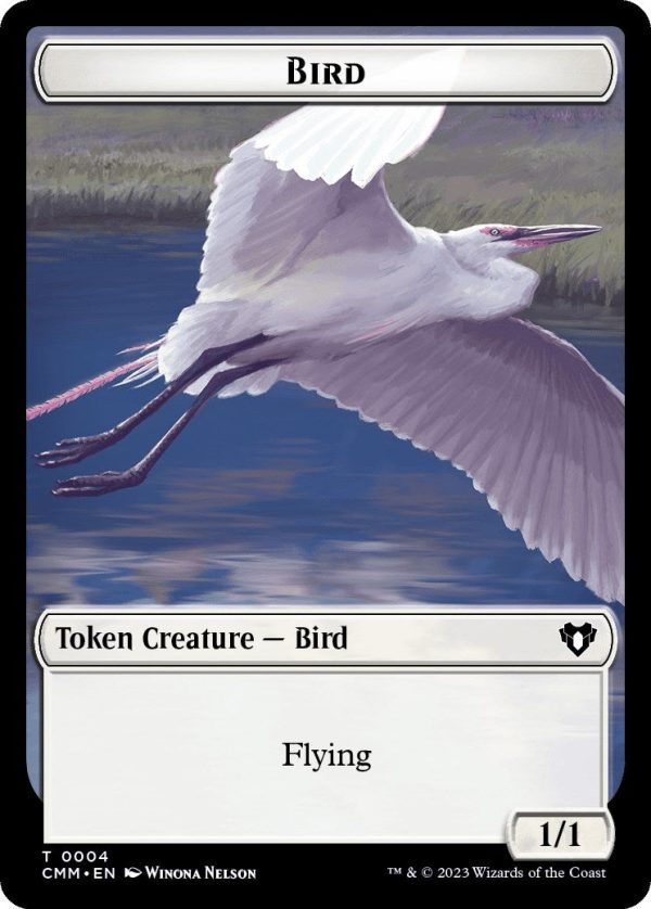 Bird    Dragon (0020) Double-Sided Token [Commander Masters Tokens] on Sale