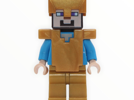 Minecraft Steve (gold helmet, armor, legs) Fashion