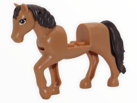 Medium Nougat Horse with dark brown mane (Friends, 2021) Fashion