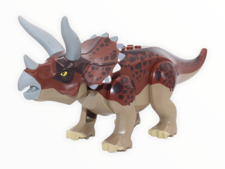 Reddish Brown Triceratops (dark tan underbelly) Online