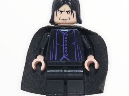 Professor Severus Snape (messy hair on head, black shirt with purple pattern, 2007) Online Hot Sale