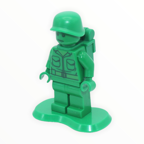 Green Army Man (with green backpack and green stand) For Cheap