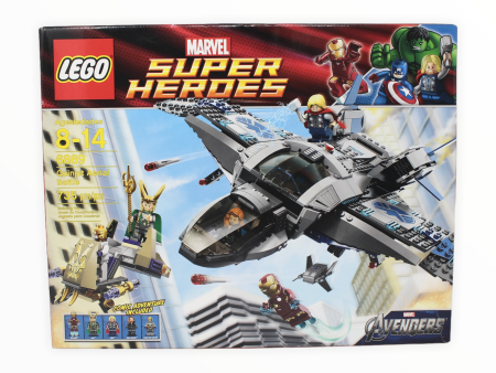 Retired Set 6869 Marvel Super Heroes Quinjet Aerial Battle Discount